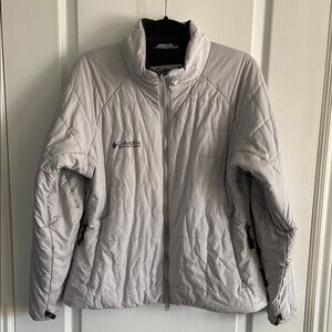 Columbia Light Gray Quilted Jacket